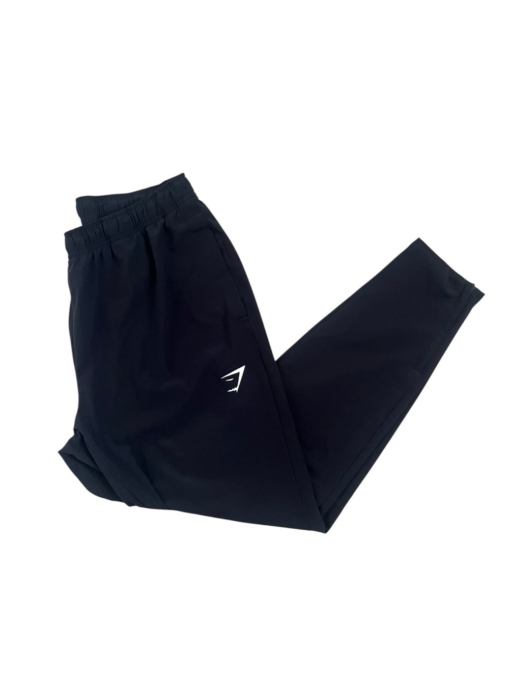 Gymshark Arrival Woven Joggers Pants Mens L Black Athletic Tapered Lightweight